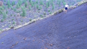 PICTURES/Strawberry Crater/t_Sharon On Cinder Cone.JPG